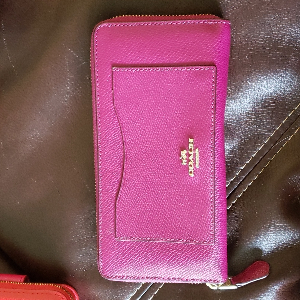 Authentic coach wallet